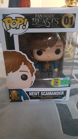 SDCC 2016 Exclusive Fantastic Beasts Newt Scamander POP! Vinyl Figure