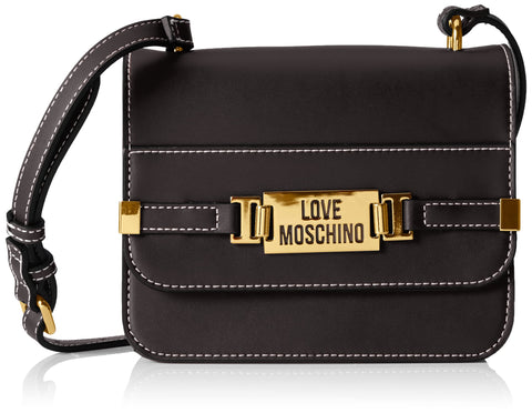 Love Moschino Logo Crossbody, Black