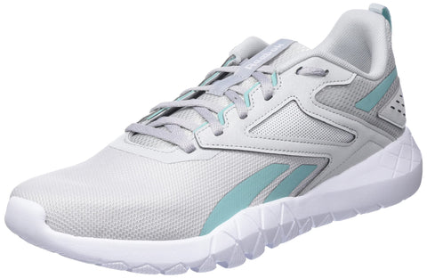 Reebok Men's Trainer Sneakers, Pure Grey 2 Semi Classic Teal FTWR White, 8.5