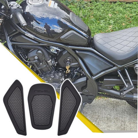 Midimttop Motorcycle REBEL 1100 CMX 1100 Accessories Side Fuel Tank pad Anti-slip Protector Stickers Knee Grip Traction fit for Ho&n&da Rebel CMX1100 Accessories 2021 2022 2023 2024