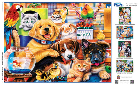 MasterPieces 300 Piece EZ Grip Jigsaw Puzzle - Home Wanted - 18"x24"