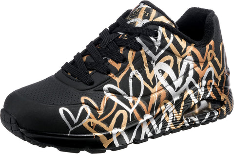 Skechers Street Uno Goldcrown Womens Sneaker 95 BM US BlackGold