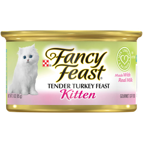 Kitten Tender Turkey Wet Cat Food (3-oz can,case of 24)