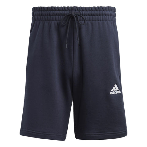 adidas Men's Essentials French Terry 3-Stripes Shorts, Legend Ink, L