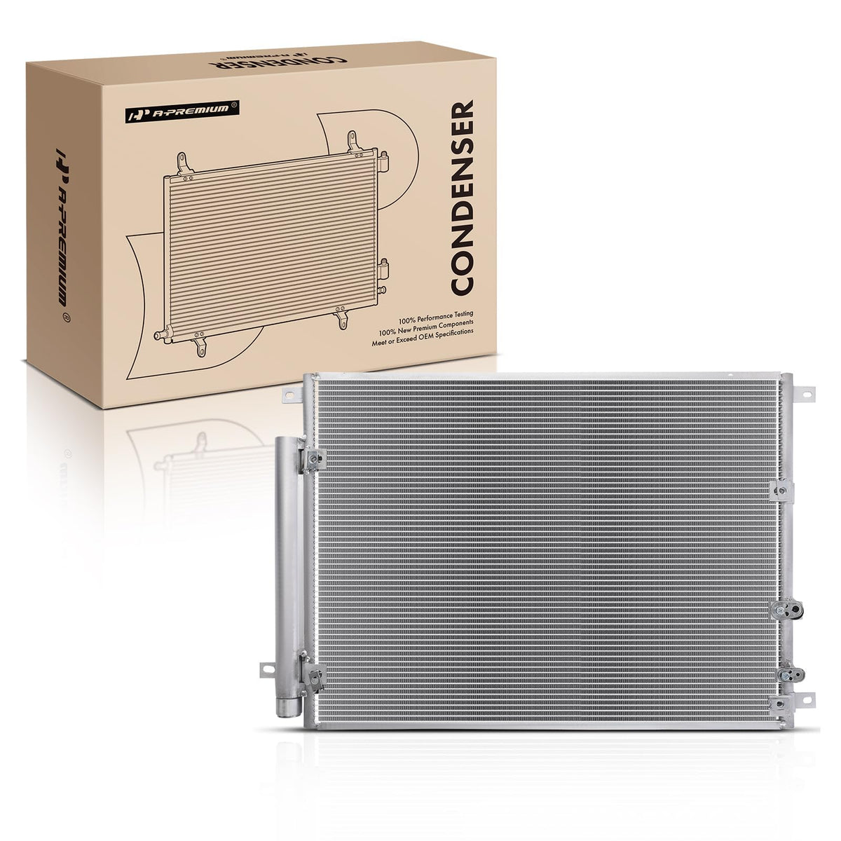 A-Premium Air Conditioning A/C Condenser Compatible with Cadillac CTS 2009-2015 V8 6.2L