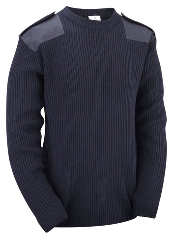 Military/Security Style Pullover (XL, Navy)