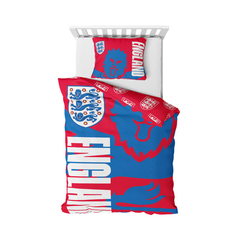 FOCO Officially Licensed STADIUM FOOTBALL DIGITAL PRINT SINGLE DUVET BEDSPREAD BEDROOM QUILT COVER (England)