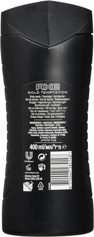 Axe Shower Gel Gold Temptation 400 ml Pack of 3 x 400 ml