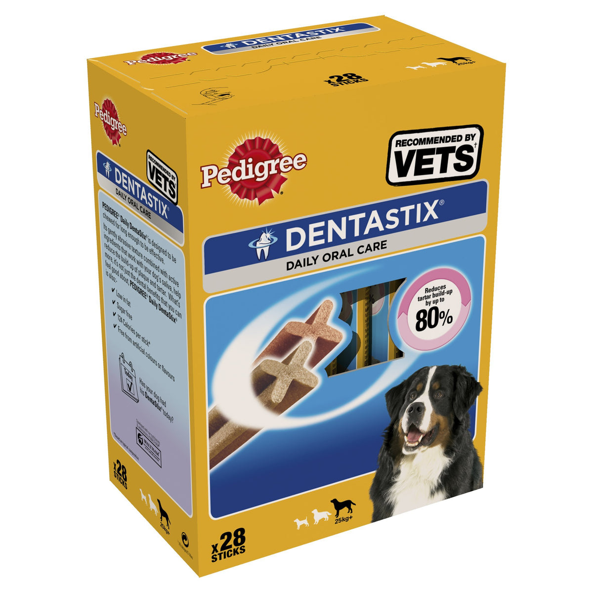 Pedigree DentaStix Dog Chews Large Dog (Pack of 4, Total 112 Sticks)