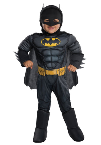 Rubie's Batman Deluxe Toddler Costume 2T Black