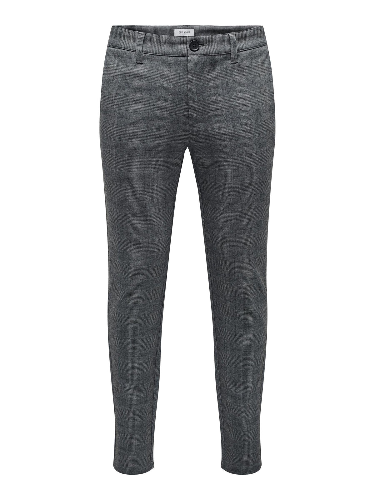 ONLY & SONS Men's Onsmark Slim Check 020919 Pant Noos Fabric Trousers, Dress Blues, 32 W/32 L