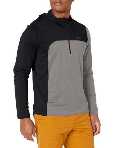 Oakley Men's Gravity Range Hoodie, Storm Front HTHR, Small