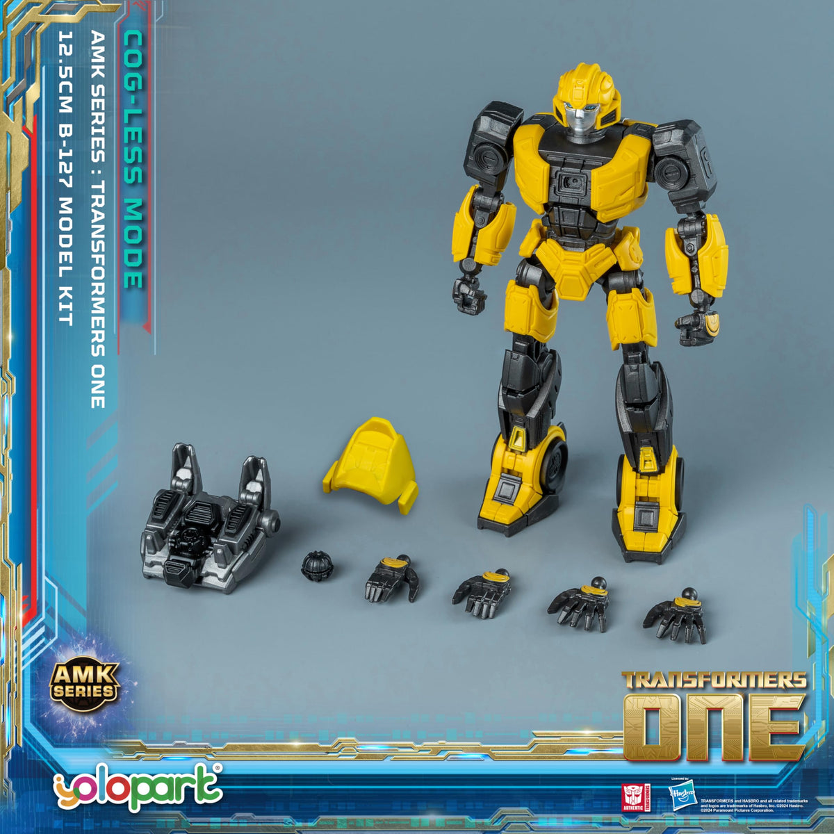 YOLOPARK Bumblebee Transformers Toy (B-127) Cog-less Mode,4.92 Inch Highly Articulated Transformers One Toys,No Converting Transformers Action Figures for Boys Girls 8 Years Old and Up