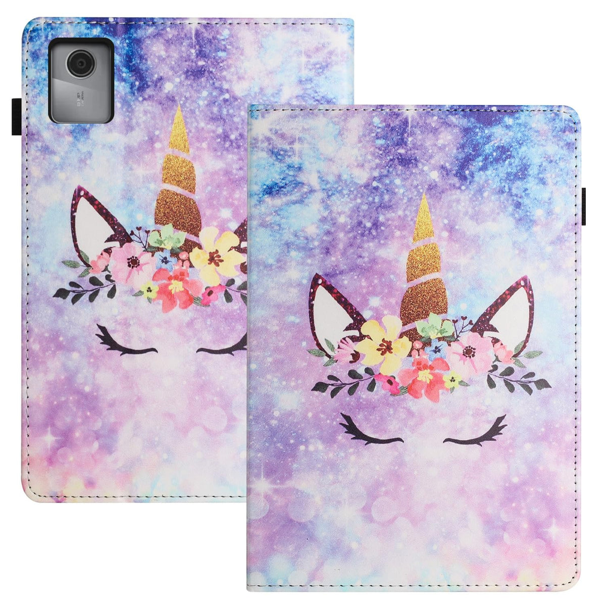 LSPCASA Tablet Case Compatible With Lenovo Tab M11 11.0 inch PU+TPU Material Lenovo Tab M11 Case With Card Slots Kickstand Cover For Lenovo M11 Tablet unicorn