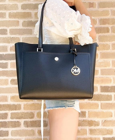 Michael Kors MICHAEL Michael Kors Maisie Large Pebbled Leather 3-IN-1 Tote Bag bundled Purse Hook