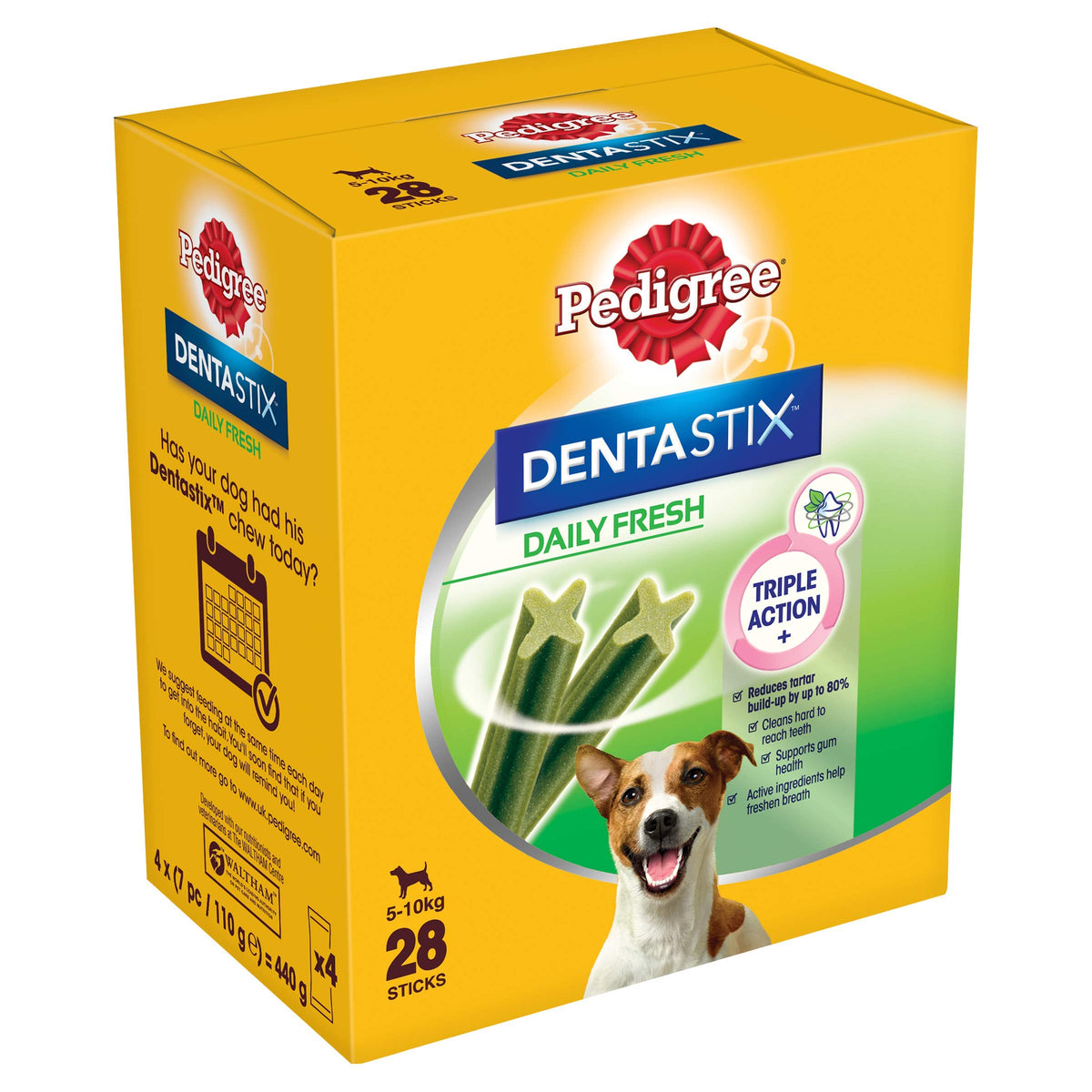 Pedigree Dentastix - Fresh Daily Dental Chews Small Dog, 112 Sticks - 4 x 440 g