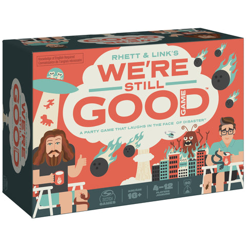 Spin Master Games Rhett & Link, WeÃƒÆ’Ã†â€™Ãƒâ€šÃ‚Â¢ÃƒÆ’Ã‚Â¢ÃƒÂ¢Ã¢â€šÂ¬Ã…Â¡Ãƒâ€šÃ‚Â¬ÃƒÆ’Ã‚Â¢ÃƒÂ¢Ã¢â€šÂ¬Ã…Â¾Ãƒâ€šÃ‚Â¢re Still Good Party Card Game Comedy YouTube Good Mythical Morning Funny Interesting Board Game, for Adults & Teens Ages 16 and up