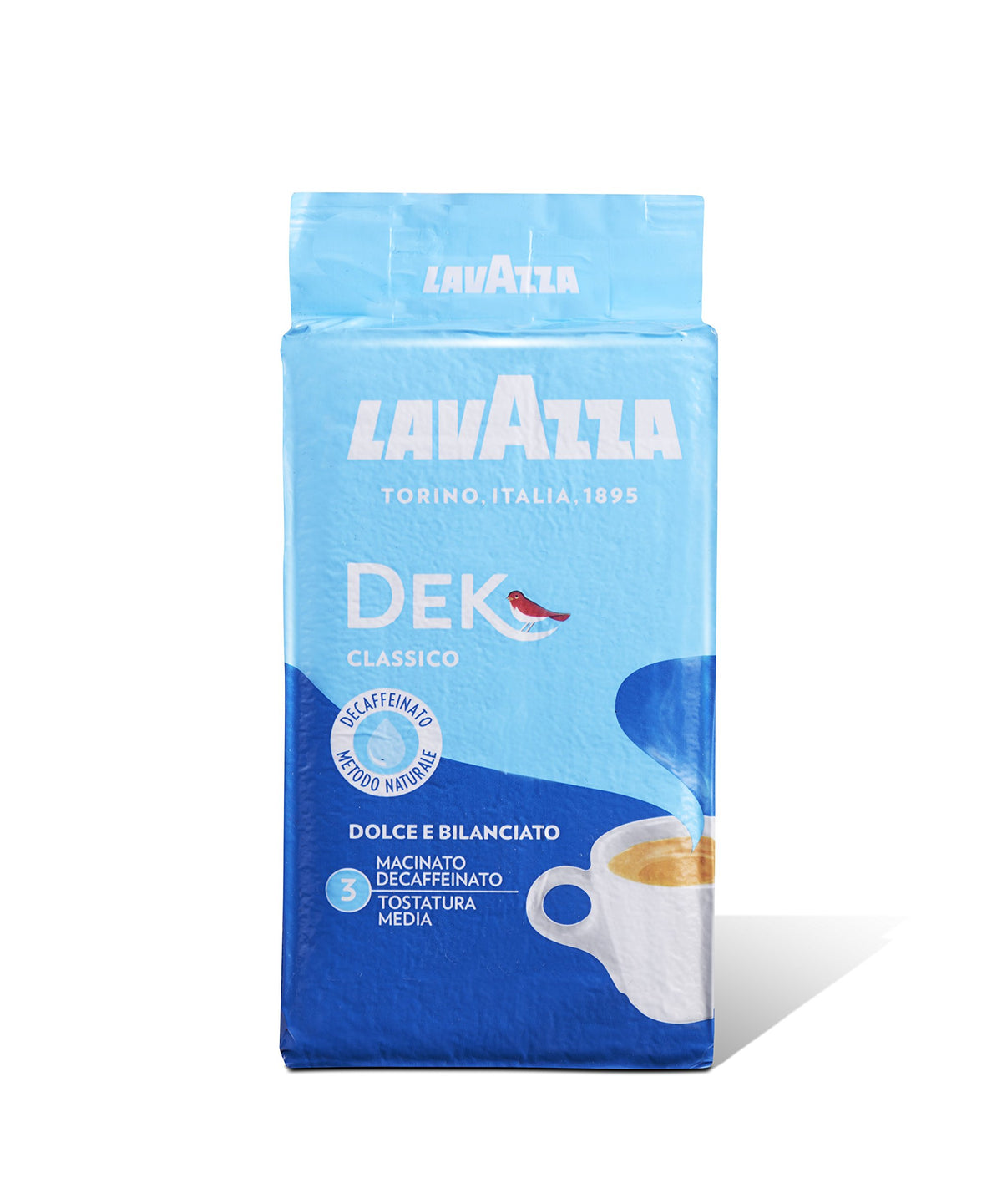 10x LAVAZZA DEK Ground Italian Coffee Espresso 250g Caffeine Free!