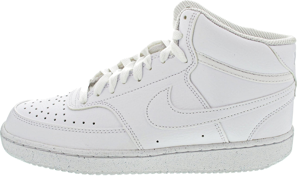 Nike Men's Low-Top Sneakers Basketball Shoe, White, 10