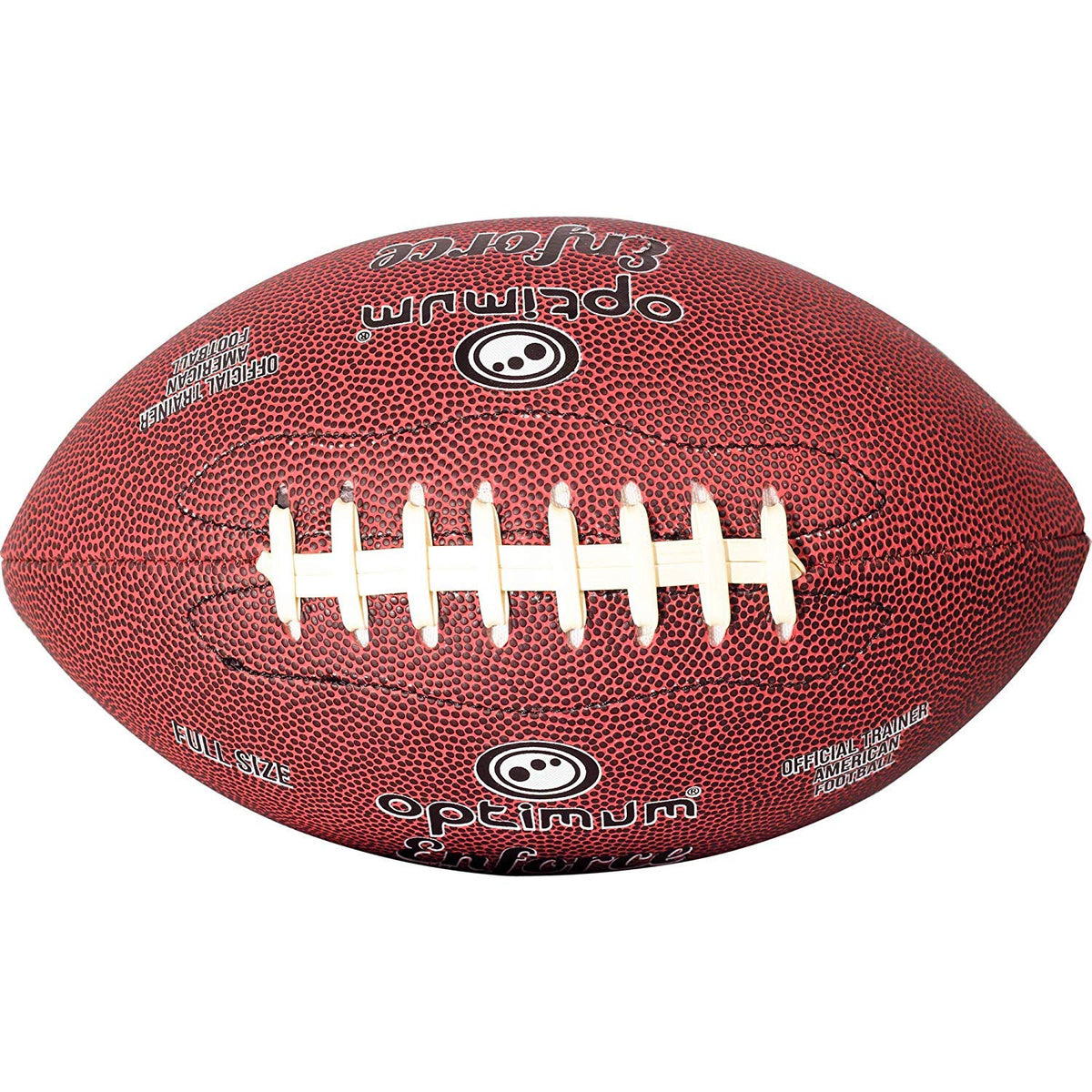 Optimum Enforce American Football, Maroon, Full Size