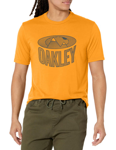 Oakley Men's Winter Lines Tee, Amber Yellow