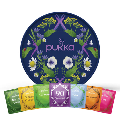 Pukka Herbs | Workday Wellness Herbal Tea| Organic | Eco-Friendly Gift | 6 Flavours | 90 Sachets