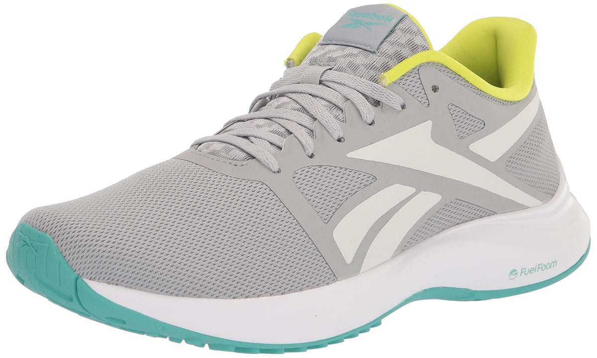 Reebok Women's Runner 5.0 Running Shoe, Pure Grey/Semi Classic Teal, 7.5