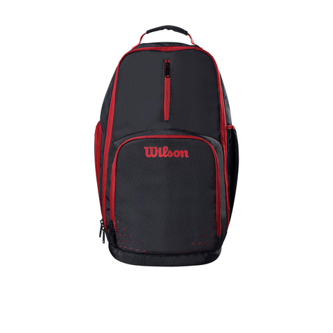 Wilson Unisex-Adult Evolution Backpack Basketball, Black/Red, Uni
