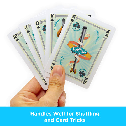 AQUARIUS Seinfeld Festivus Playing Cards - Seinfeld Festivus Deck of Cards for Your Favorite Card Games - Officially Licensed Seinfeld Merchandise & Collectibles