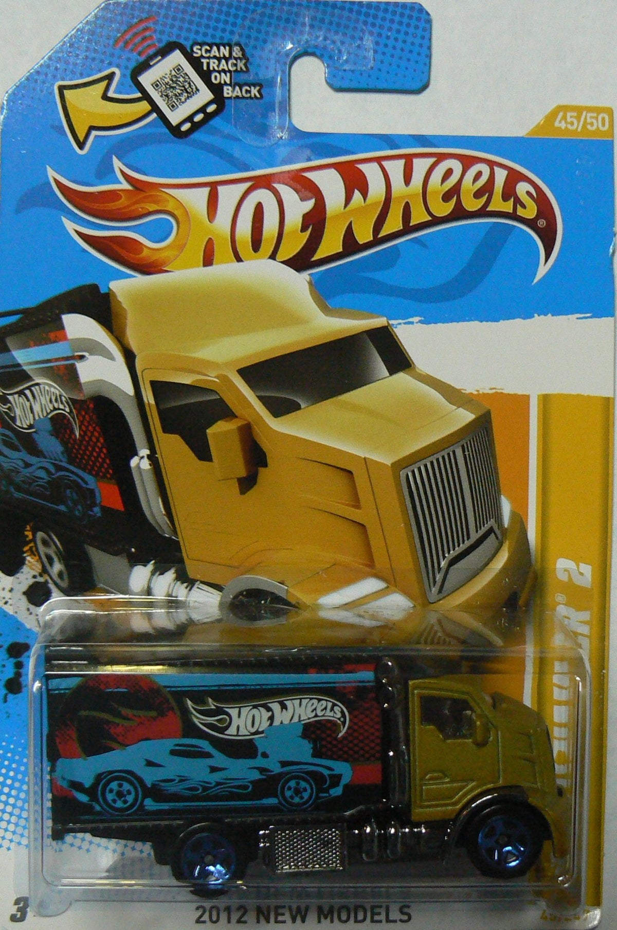 2011 HOT WHEELS HIGHWAY HAULER 2 45/247 45 of 50 in series mack truck
