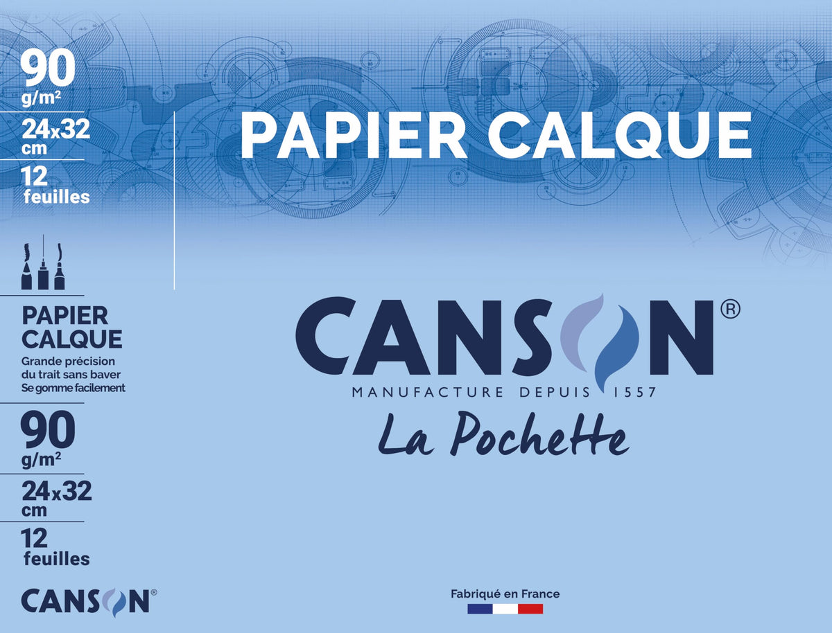 Canson Transparent Paper, 240 x 320 mm, 90 G qm 200002772
