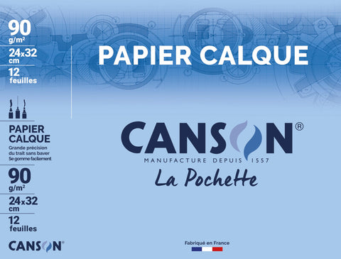 Canson Transparent Paper, 240 x 320 mm, 90 G qm 200002772