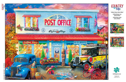 Buffalo Games - Country Delivery - 1000 Piece Jigsaw Puzzle Blue,red, Yellow, Green, 26.75"L X 19.75"W