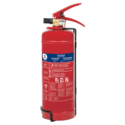 Smartwares - Fire Extinguisher Powder - 2 kg - ABC Classified - FEX-15122