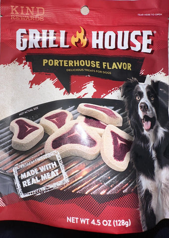 Grill House Treats for Dogs (Porterhouse Flavor)