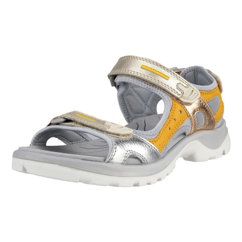 ECCO Women's Yucatan Multicolor Sport Sandal, Mango, 8-8.5