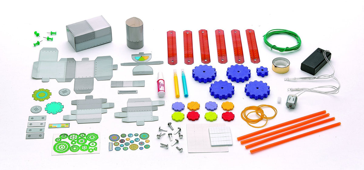 Faber-Castell Creativity for Kids 3613000 Spark Lab Smithsonian Invent A Motorized Robot Model Kit - Robots for Kids