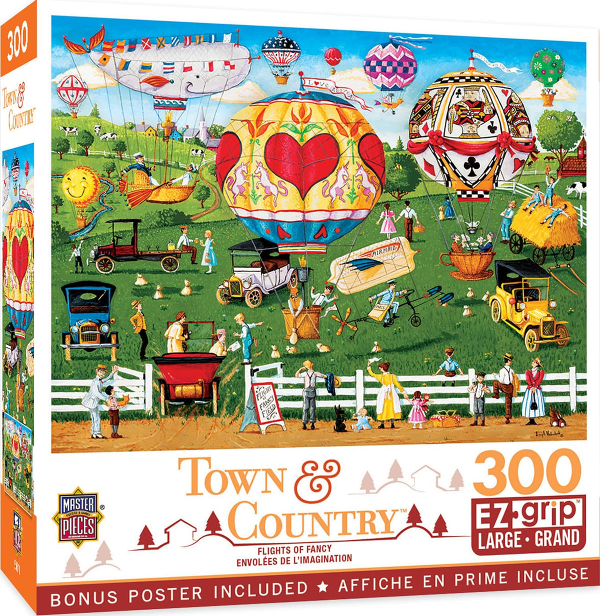 MasterPieces 300 Piece EZ Grip Jigsaw Puzzle - Flights of Fancy - 18"x24"