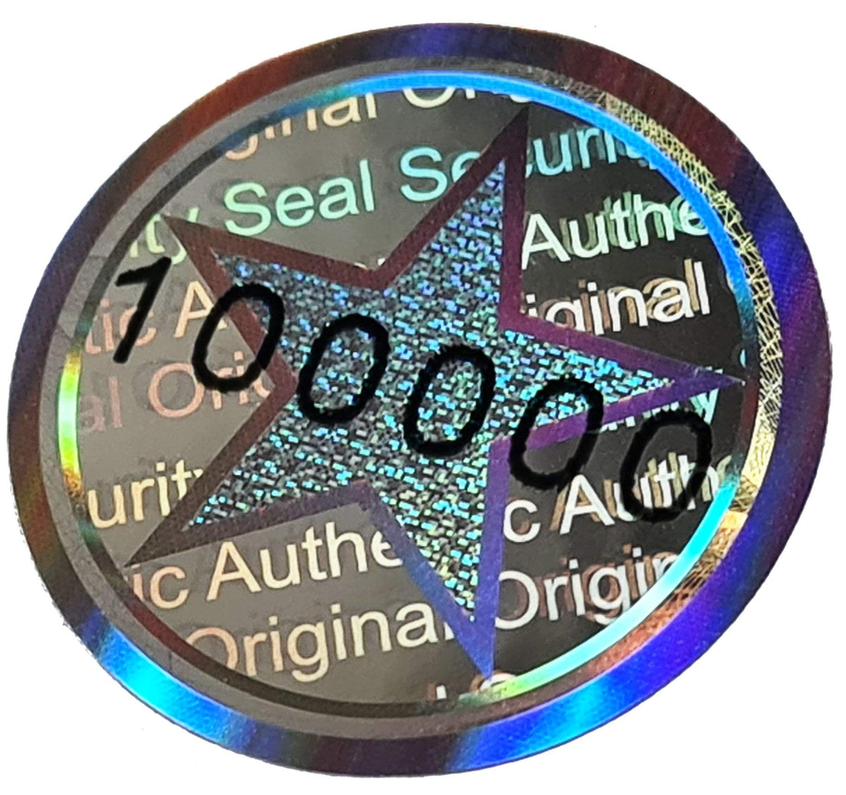 98 pcs - 3D Hologram Seal 20mm Silver Glossy, Tamper Proof - Security Seal, Quality Seal, Warranty Seal, Security Labels, Label self-Adhesive, antifake Security Sticker