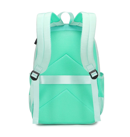 Wadirum School Bag for Elementary Middle College Students Bookbags Women Casual Backpacks Mint Green