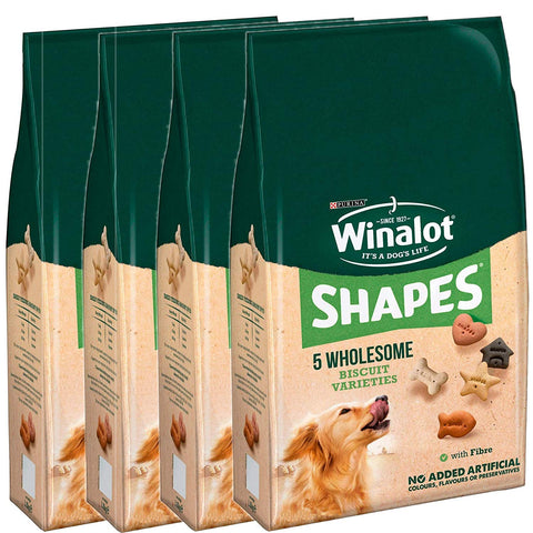 Winalot Shapes Biscuits Adult Dog Treats 4 x 1.8Kg