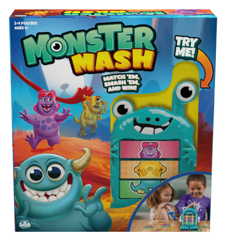 Goliath Monster Mash Game - Fast-Paced Card Game - Be First to Smash The Matching Monster Card, 2-4 Players, Ages 4 and Up