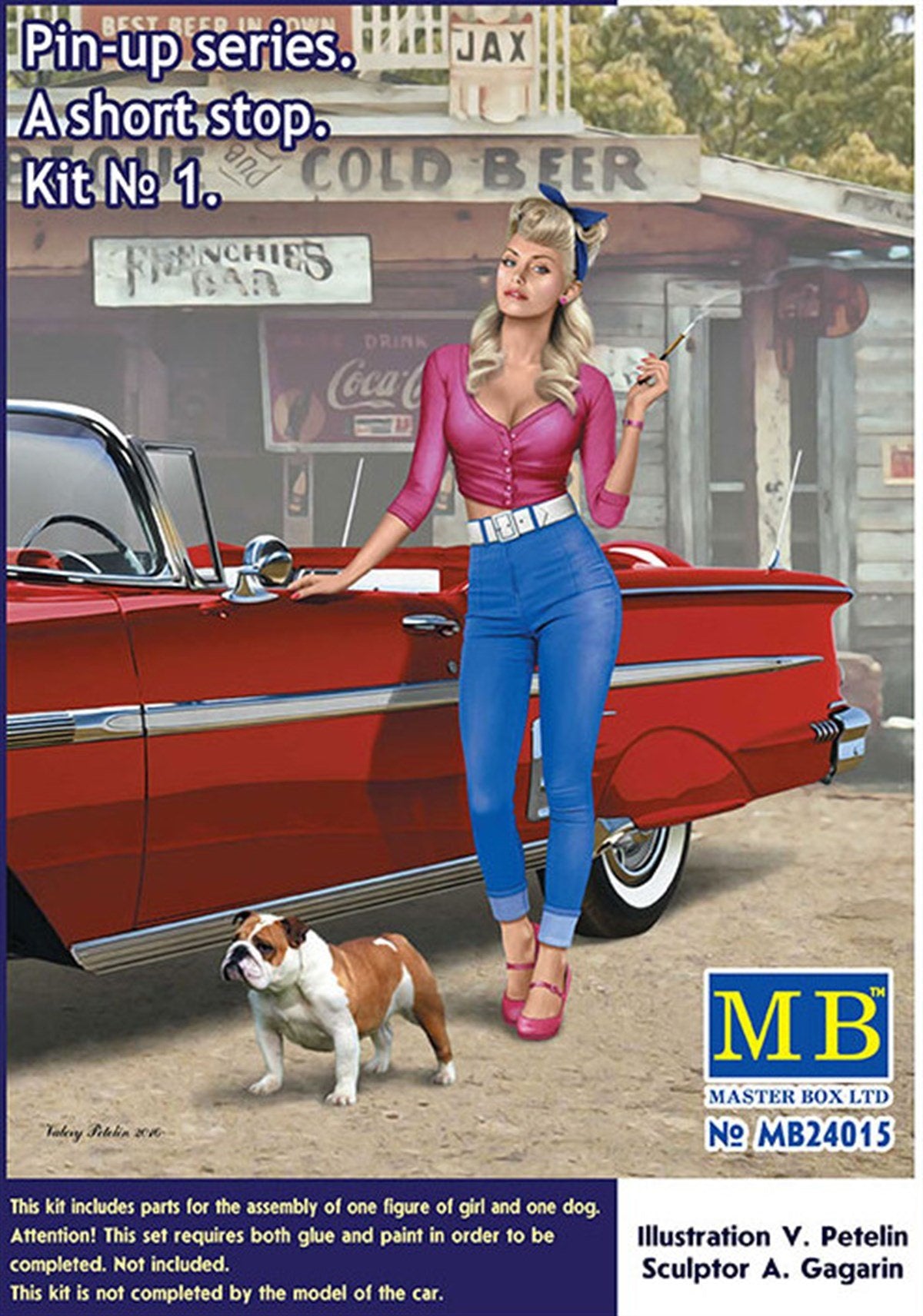 Master Box MB24015 - Figurine Pin-Up Series, A Short Stop, Kit No. 1