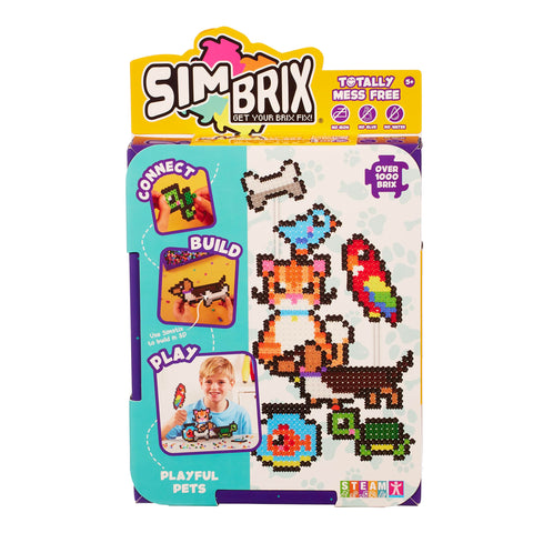 Character Options 07994 Simbrix Starter Pack Playful Pets with 1000+ brix Creative Activity STEAM Arts and Crafts KidsÃƒÆ’Ã†â€™Ãƒâ€šÃ‚Â¢ÃƒÆ’Ã‚Â¢ÃƒÂ¢Ã¢â€šÂ¬Ã…Â¡Ãƒâ€šÃ‚Â¬ÃƒÆ’Ã‚Â¢ÃƒÂ¢Ã¢â€šÂ¬Ã…Â¾Ãƒâ€šÃ‚Â¢ Toys for Girls & Boys Ages 5 and up