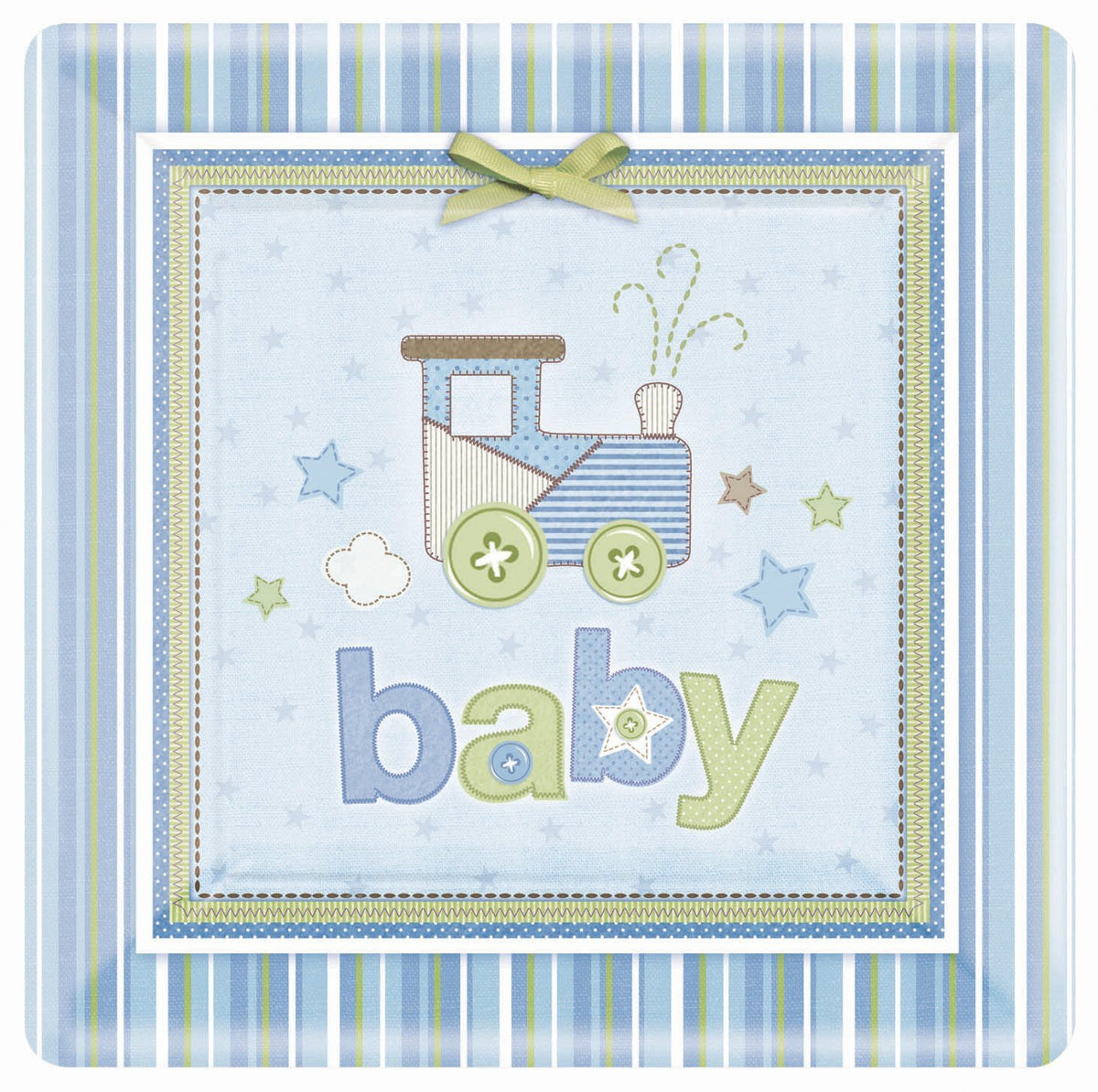 Carter's Baby Boy Square Dinner Plates (8 count)