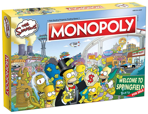 MONOPOLY The Simpsons Board Game | Based on Fox Series The Simpsons | Collectible Simpsons Merchandise | Themed Classic Monopoly Game
