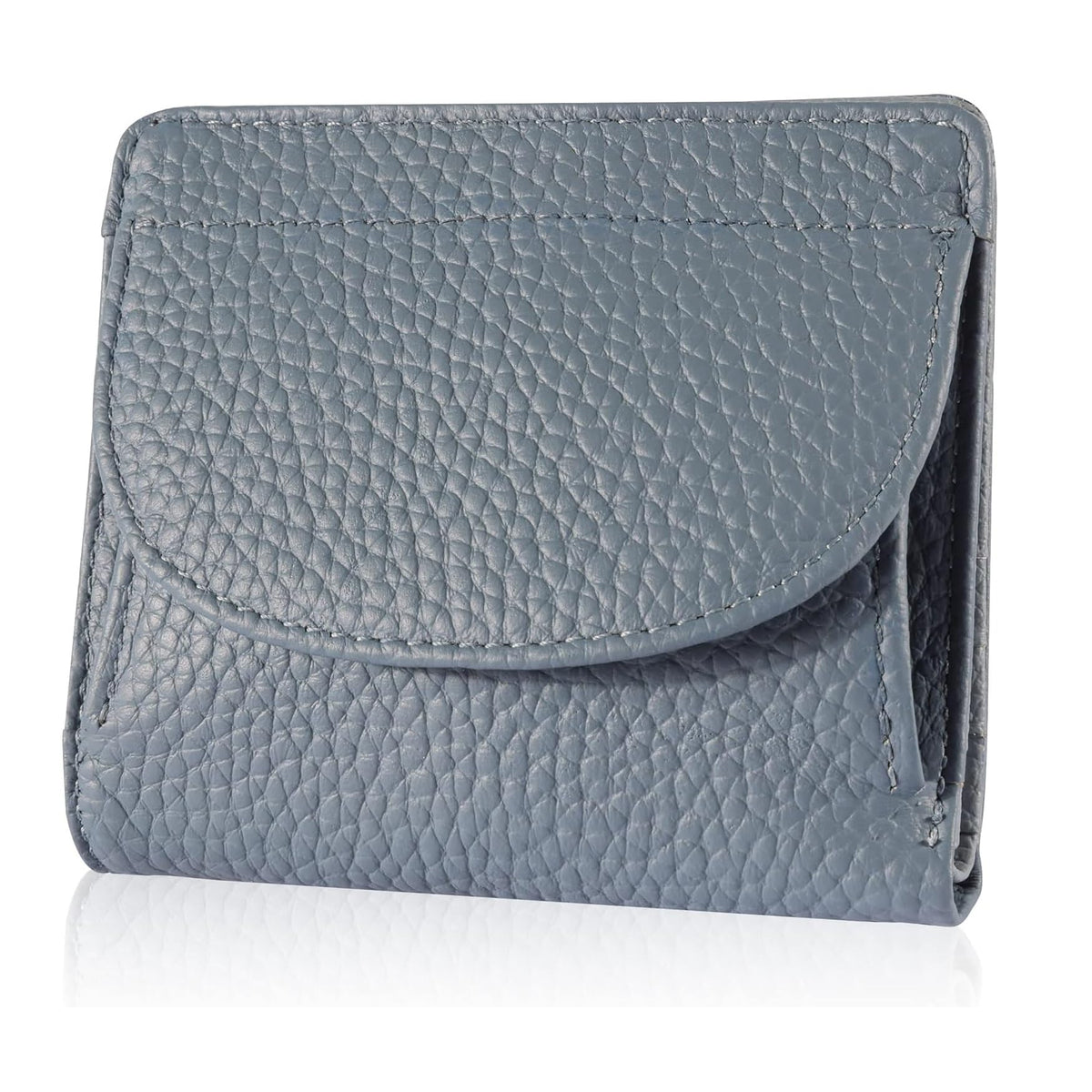 DCLKO Small Womens Wallet Leather Rfid Blocking Credit Card Holder Compact Bifold Coin Pocket Ladies Mini Purse with ID window