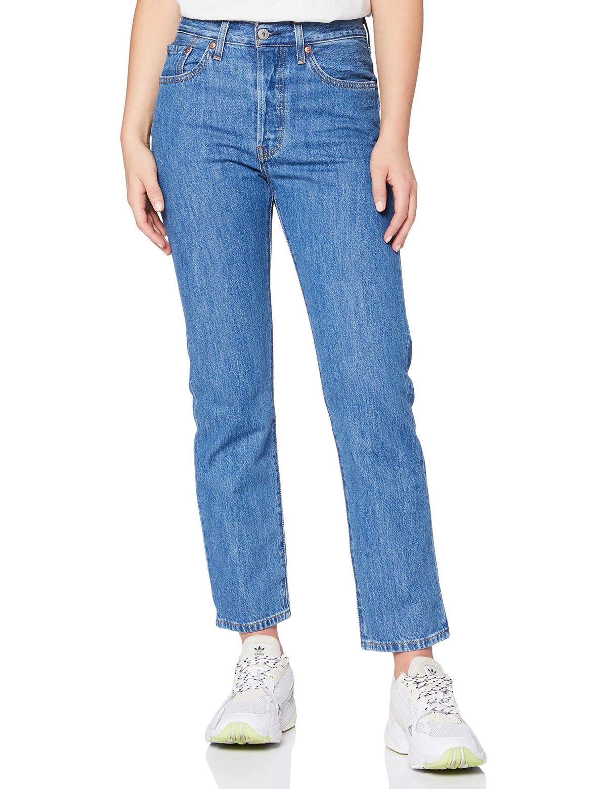 Levi's 501 Crop Women's Jeans, Sansome Breeze Stone, 31W / 30L