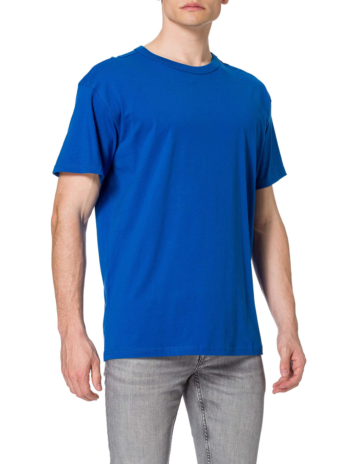 Urban Classics Men's Oversized Tee T-Shirt, Sporty Blue, M
