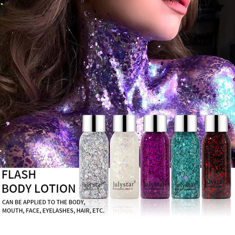 RoseFlower 5PCS Diamond Glow Liquid Eye Shadow Stick Set, Long Lasting Eyeshadow Pencil Crayon, Metals Glitter Shimmer Eyeliners Waterproof Sparkling Eye Shadow Set - 005